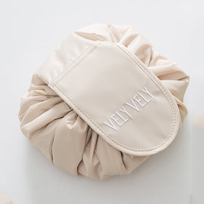 drawstring makeup travel bag vely vely Best Quality Lazy Drawstring Cosmetic Bag – Viral Hot Products