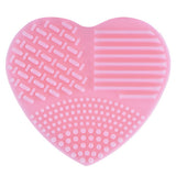 Cosmetic Brush Cleaning Mitt (Heart Edition)