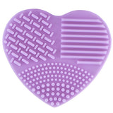 Cosmetic Brush Cleaning Mitt (Heart Edition)